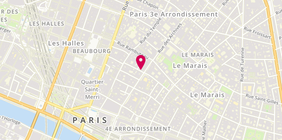 Plan de LEVY Vincent, 30 Rue des Blancs Manteaux, 75004 Paris