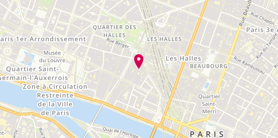 Plan de LE MOIGNE Raoul, 36 Rue des Bourdonnais, 75001 Paris
