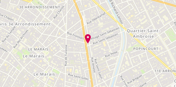 Plan de BEAUDOIN Manon, 2 Boulevard des Filles du Calvaire, 75011 Paris