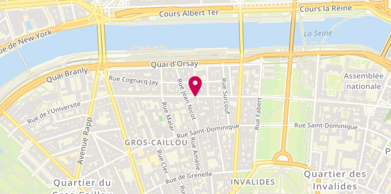 Plan de Axelle de Saporta-Chalendar, 135 Rue Université, 75007 Paris