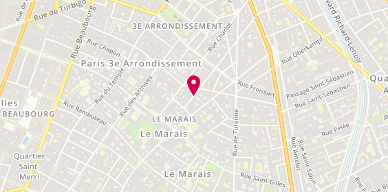Plan de FEHLAUER Alexandra, 8 Rue de Saintonge, 75003 Paris