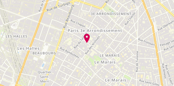 Plan de VINOIS Patrick, 5 Rue des Haudriettes, 75003 Paris