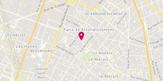 Plan de IVANCOVSKY Hugo, 6 Rue des Haudriettes, 75003 Paris
