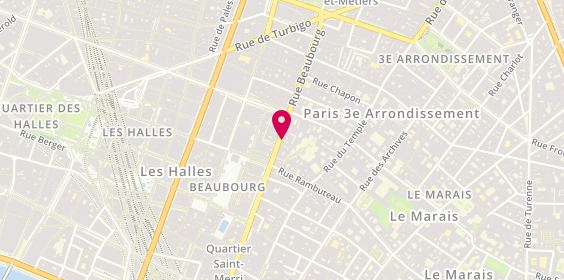 Plan de PILYSER Eve, 28 Rue Beaubourg, 75003 Paris