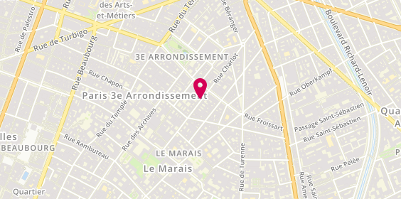 Plan de GOTHEIL Daniel, 33 Rue Charlot, 75003 Paris