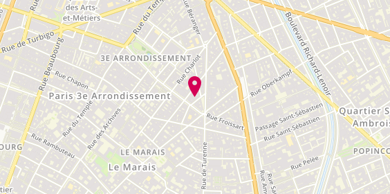 Plan de Vanessa Leroy - Psychologue, 35 Rue Debelleyme, 75003 Paris