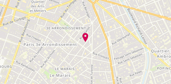 Plan de FLAME Eric, 43 Rue de Saintonge, 75003 Paris