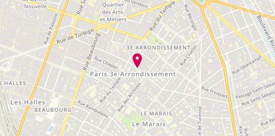 Plan de HULL Marion, 32 Rue Pastourelle, 75003 Paris