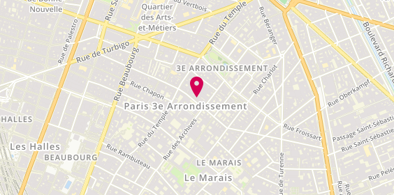 Plan de BAJADDI Sonia, 26 Rue Pastourelle, 75003 Paris