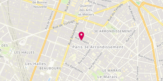 Plan de NAVARRO Andrès, 15 Rue Chapon, 75003 Paris