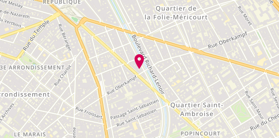 Plan de Serkovic Ana, 103 Boulevard Richard-Lenoir, 75011 Paris