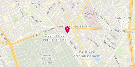 Plan de DE SACHY Grégoire, 11, avenue du Père Lachaise, 75020 , Paris