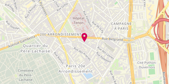 Plan de LIS Sylviane, 14 Rue de la Cr des Noues, 75020 Paris