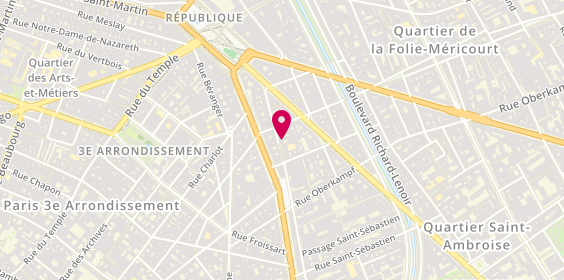 Plan de Annabelle PAULAT Psychologue clinicienne - Thérapeute EMDR, 128 Rue Amelot, 75011 Paris