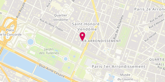 Plan de LAURENT Dominique, 14 Rue Saint Roch, 75001 Paris