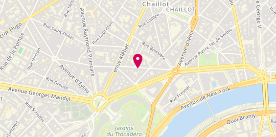 Plan de M'caucanas Consulting, 25 Rue de Longchamp, 75116 Paris