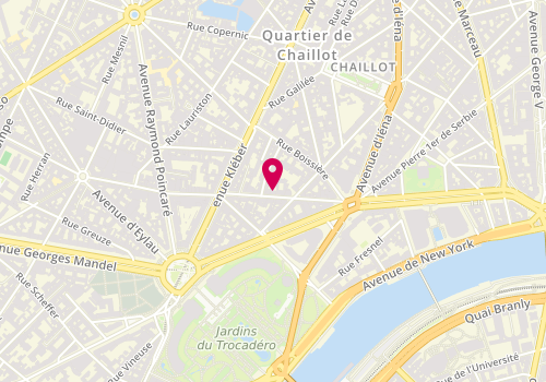 Plan de THOLLIEZ Déborah, 22 Rue de Longchamp, 75116 Paris