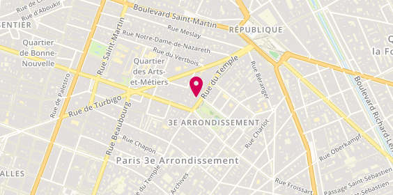 Plan de MASSOW Patrick Von, 175 Rue du Temple, 75003 Paris