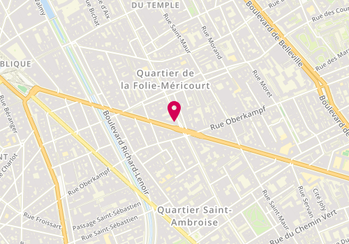Plan de LEVY Robert, 39 avenue de la République, 75011 Paris