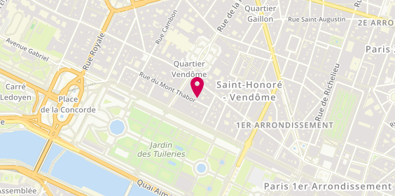 Plan de Fatima GAOUA, Psychologue Clinicienne, 8 Rue du Mont Thabor, 75001 Paris