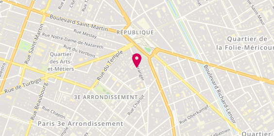 Plan de BLEGER Leopoldo, 13 Rue Béranger, 75003 Paris