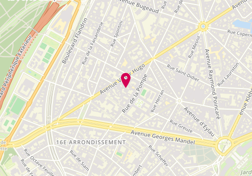Plan de THORPE Daniel, Cab Thorpe Trevers Hostachy
8 Square Thiers, 75116 Paris