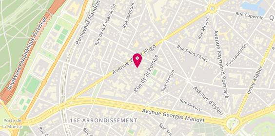Plan de FOURNIER Mathilde, 8 Square Thiers, 75116 Paris