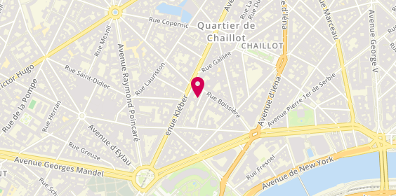 Plan de THILLOT Marie, 4 villa Boissière, 75116 Paris