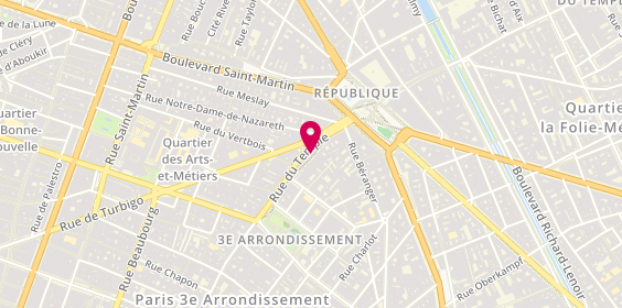 Plan de TENIK Selin, 170 Rue du Temple, 75003 Paris