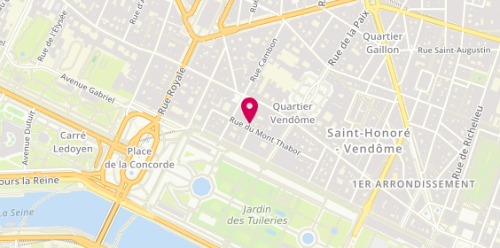 Plan de JOST Florence, 36 Rue du Mont Thabor, 75001 Paris