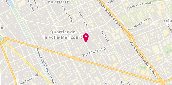 Plan de HECKER Valentin, 108 Rue Saint-Maur, 75011 Paris