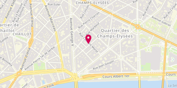 Plan de VEGH Marie Gabrielle, 13 Rue de la Tremoille, 75008 Paris