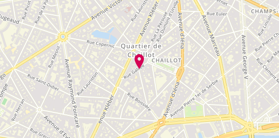 Plan de CHAPPE Georges, 36 Rue Hamelin, 75116 Paris
