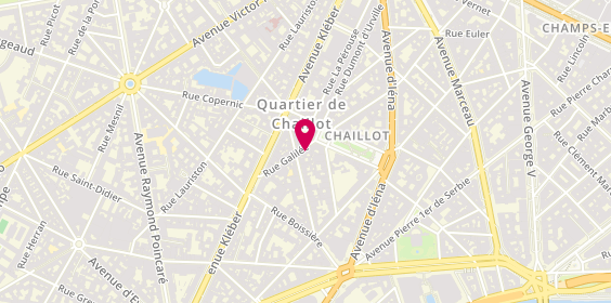 Plan de De Bruce D'ANTHENAISE Carlotta, 18 Rue Galilée, 75116 Paris