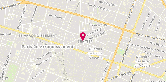 Plan de MASLOFF Daniel, 91 Rue d'Aboukir, 75002 Paris