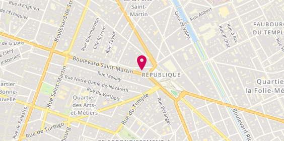 Plan de KESSOUS Patrick, 2 Boulevard Saint Martin, 75010 Paris