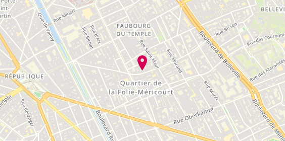 Plan de Julie Roux-Le Forestier, 53 Rue de la Fontaine au Roi, 75011 Paris