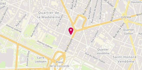 Plan de CHEMLA Stéphane, 21 Rue Royale, 75008 Paris
