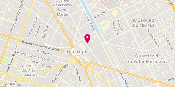 Plan de Edwige Shaki - Psychologue, 6 Rue Yves Toudic, 75010 Paris