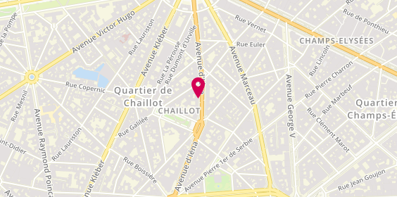 Plan de Carole Gauthier, Ph D, 41 avenue d'Iéna, 75116 Paris