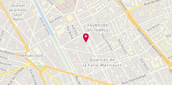 Plan de Jérémie WIEST - Psychologue, 127 Avenue Parmentier, 75011 Paris
