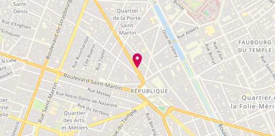 Plan de LEVY Ariane, 8 Boulevard Magenta, 75010 Paris