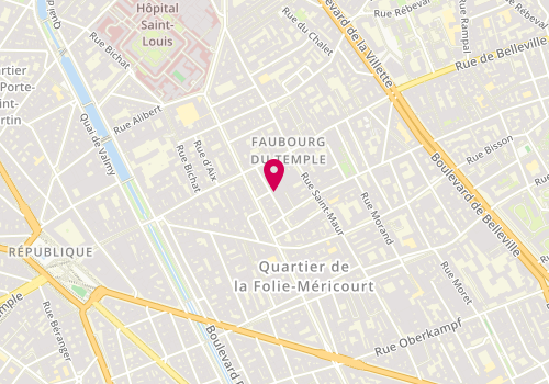 Plan de METZ Bénédicte, 8 Rue des Goncourt, 75011 Paris