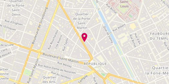 Plan de MAURER Lise, 18 Boulevard Magenta, 75010 Paris