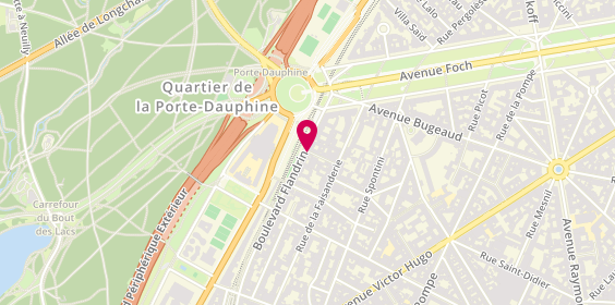 Plan de Catherine amzelek, 88 Boulevard Flandrin, 75116 Paris