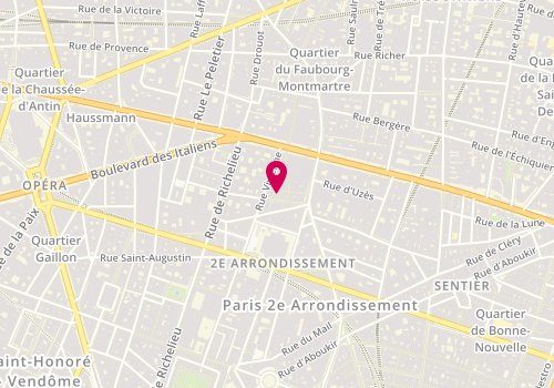 Plan de GAMEIRO Luis, 10 Rue Saint-Marc, 75002 Paris
