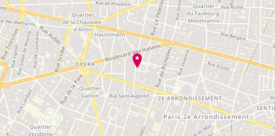 Plan de VIENNE Brigitte, 20 Rue de Gramont, 75002 Paris
