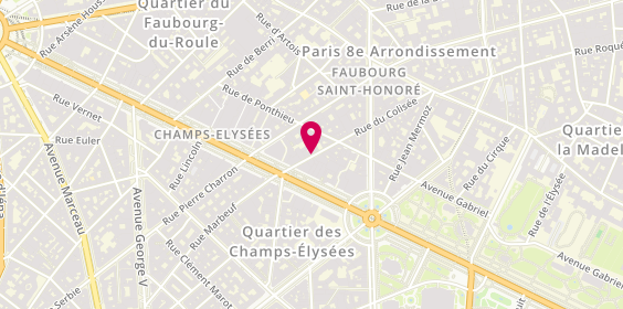 Plan de Ludovic Dupuy, 11 Rue Colisée, 75008 Paris