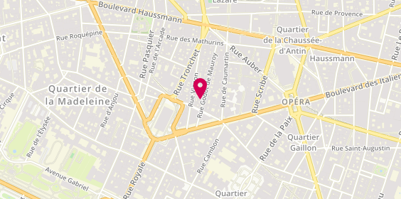 Plan de Etienne DUMENIL - Psychologue Paris 9, 9 Rue Godot de Mauroy, 75009 Paris