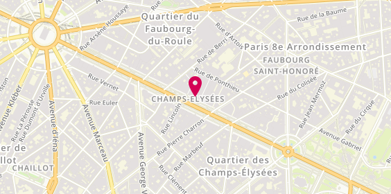 Plan de CLERGET Stéphane, Selas Docteur Clerget et Docteur Valet
76 Avenue des Champs Elysées, 75008 Paris